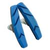 AHL 2pairs Complete Sport Bike Brake Shoes Bicycle Brake Pads Set,69mm for Cruiser MTB Mountain Bicycle Universal V-Brake Blocks with Hex Nut and Shims, No Noise No Skid (Blue) view 3