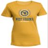 NCAA West Virginia Mountaineers Women's Perfect Crewneck Tee, Medium, Marigold view 1