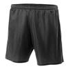 Adult Large Black 7" Poly Mesh Moisture Wicking Athletic Shorts view 1