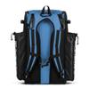 Boombah Superpack Bat Pack -Backpack Version (no wheels) - Holds up to 4 Bats - Black/Columbia - For Baseball or Softball view 2