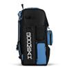 Boombah Superpack Bat Pack -Backpack Version (no wheels) - Holds up to 4 Bats - Black/Columbia - For Baseball or Softball view 3