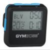 Gymboss Interval Timer and Stopwatch and Watchstrap - Bundle (Black w/Blue Buttons, One Size Fits All) view 2