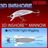 Yo-Zuri 3D Inshore Minnow (F) 110mm 4-3/8" Ayu Floating Lure view 4