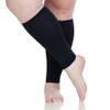 VIM & VIGR Nylon 15-20 mmHg Graduated Compression Leg Sleeves (Black Solid, Unisex M/L) view 3