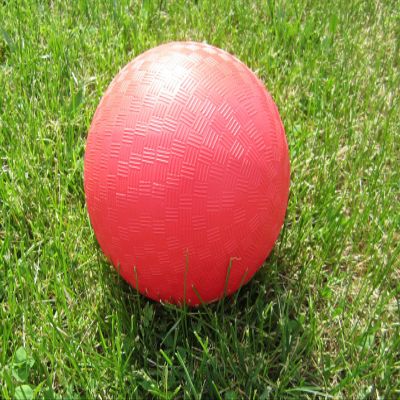 1 NEW RED PVC 9" PLAYGROUND KICKBALL DODGEBALL SCHOOL KICK BALLS