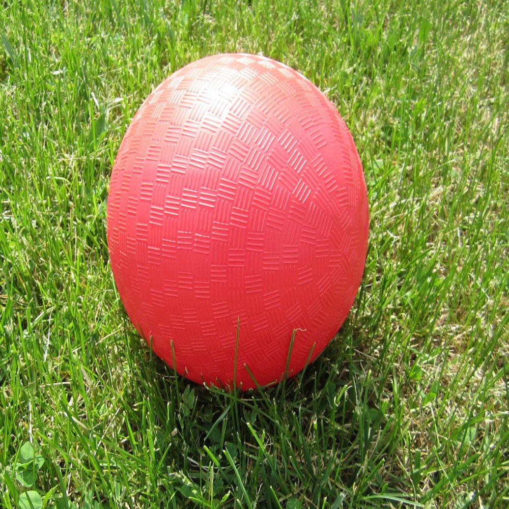 1 NEW RED PVC 9" PLAYGROUND KICKBALL DODGEBALL SCHOOL KICK BALLS