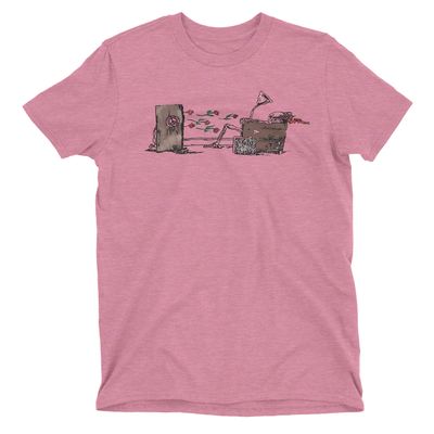 ZJ Designs is it Live or is it Dead Tour T-Shirt (Heather Pink, M)