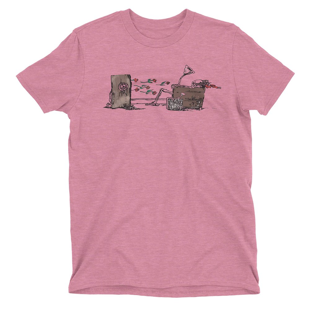 ZJ Designs is it Live or is it Dead Tour T-Shirt (Heather Pink, M)