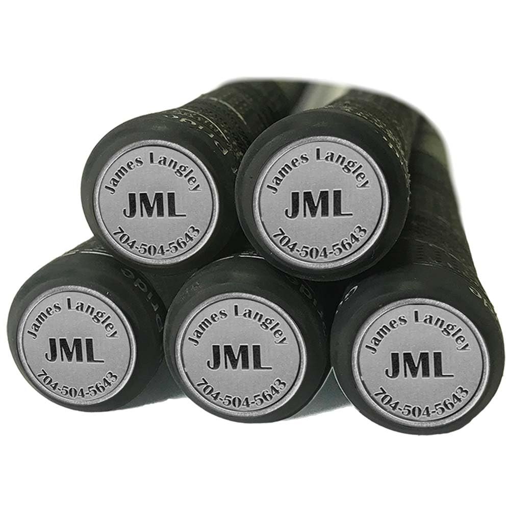 Personalized Golf Club Finders with Initials~Laser Engraved~Set of 14~4 Color Options~5 Engraving Styles