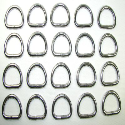 (20 PACK)191830 Sea-Dog Line Stainless Steel D-Ring 3/16" x 1-1/16" SURPLUS 132-1183