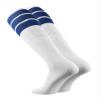TCK Retro 3 Stripe Tube Socks (Royal, Small) view 2