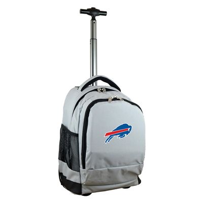 Denco NFL Buffalo Bills Wheeled Backpack, 19-inches, Grey