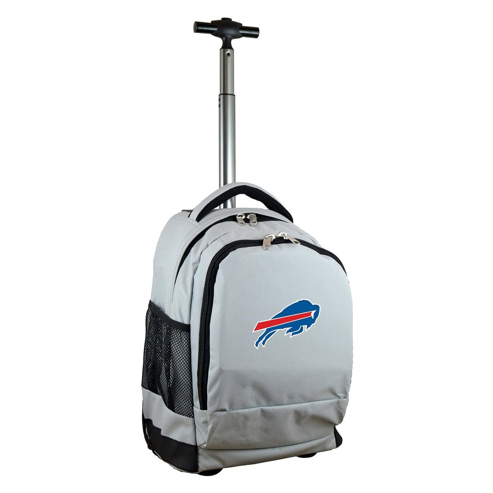 Denco NFL Buffalo Bills Wheeled Backpack, 19-inches, Grey