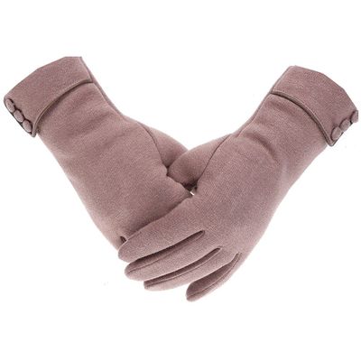 woogwin Womens Winter Gloves Touch Screen Warm Fleece Lined Thick Thermal Windproof Ladies Snow Gloves for Cold Weather (Khaki)