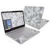 MightySkins Skin Compatible with HP Spectre x360 13" (2016) wrap Cover Sticker Skins Gray Polygon view 1