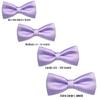 Classic Party Formal Tuxedo Suits Baby Boy Kid Men Satin Colors Bow Tie SM-XL (Small (New Born - 4 Years), Lilac) view 2