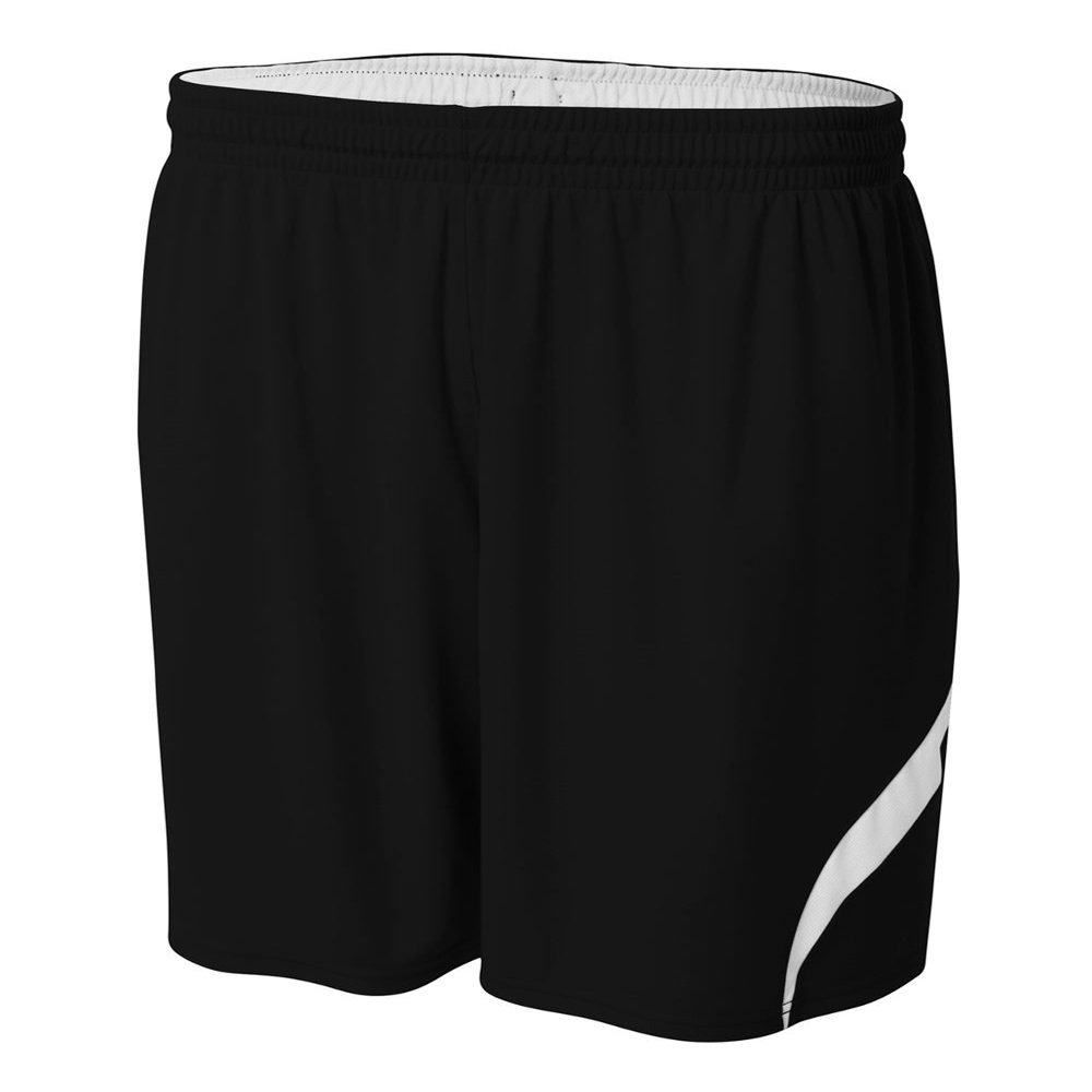 A4 Sportswear Black/White Adult XL Reversible Shorts