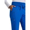 BARCO One Stride Classic Fit Scrub Pant for Women  New Royal, 5-Pocket Mid-Rise Pants w/ 360 Spandex Stretch, Moisture Wicking, Anti-Static and Quick-Shed  2XL, Regular Fit view 2