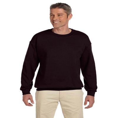 Gildan Men's Heavyweight Waistband Sweatshirt, Dark Chocolate, L