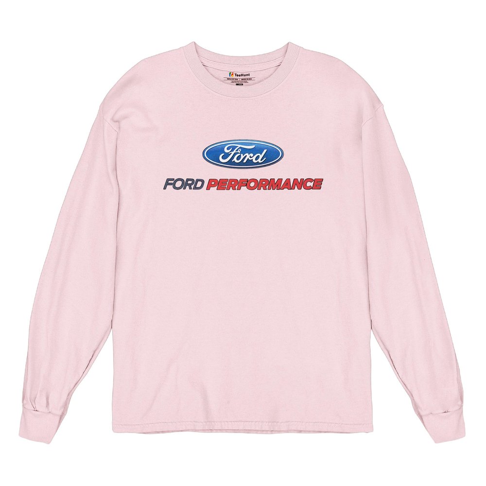 Ford Performance Long Sleeve T-Shirt Ford Mustang GT ST Racing Light Pink XX-Large