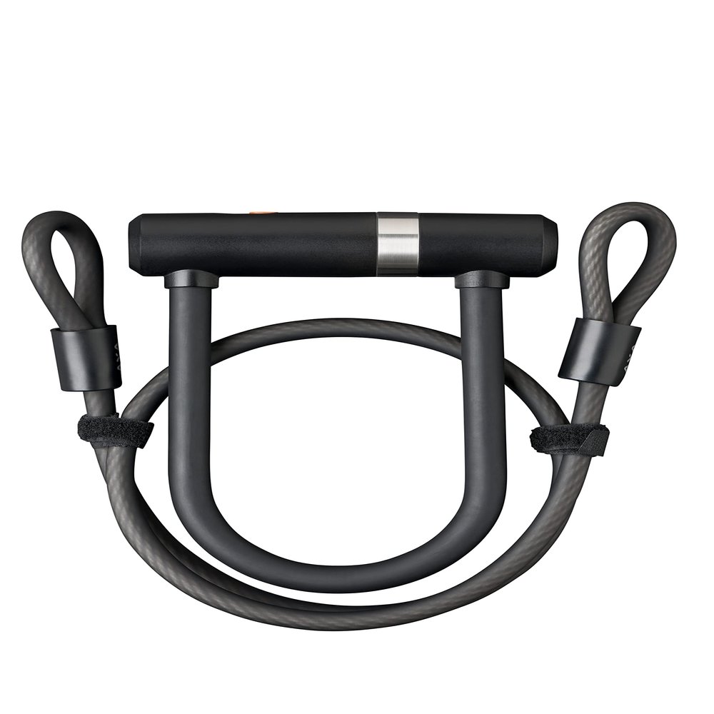 AXA Unisex's Newton U-Lock Pro Bike, Black, 140 x 16 mm