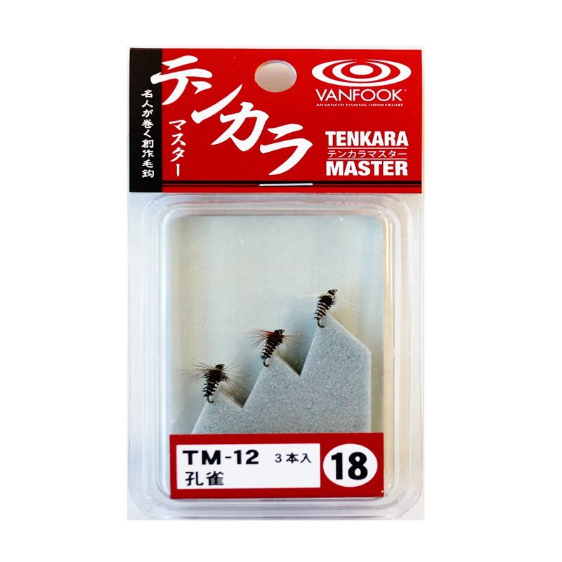 VANFOOK TM-12 Tenkara Master Peacock #18