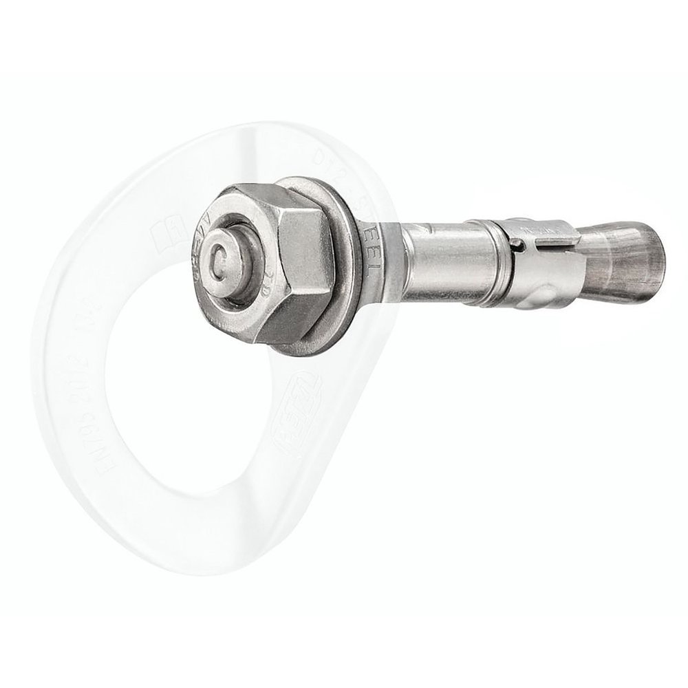 PETZL, 20 Bolt Steel Bolts 12 Mm, Steel Bolt for Interior uses or Non-Permanent installations (Pack of 20)