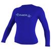 O'Neill Wetsuits Women's Basic 50+ Long Sleeve Rash Guards, Tahitian Blue, X-Small US view 1
