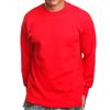 Mens Casual Long Sleeve Thermal, X-Large, Red view 1