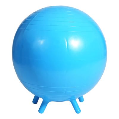 Fun & Function - Chair Ball - Yoga Ball Chair for Kids - Flexible Seating for Classroom, Elementary & Middle School - Wiggle Chair for Kids - Blue - 21" - Child Ball Seat
