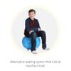 Fun & Function - Chair Ball - Yoga Ball Chair for Kids - Flexible Seating for Classroom, Elementary & Middle School - Wiggle Chair for Kids - Blue - 21" - Child Ball Seat view 2