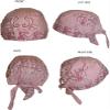 Breast Cancer Pink Ribbon/Paisley Do Rag Doo Rag Skull Cap Head Wrap view 2
