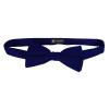 K. Alexander Solid Navy Bow Tie Men's Satin Pre-tied Formal Tuxedo Bow with Adjustable Band view 2