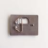 Vintage Black Enamel Got Beer Bottle Opener Rectangle Belt Buckle view 3