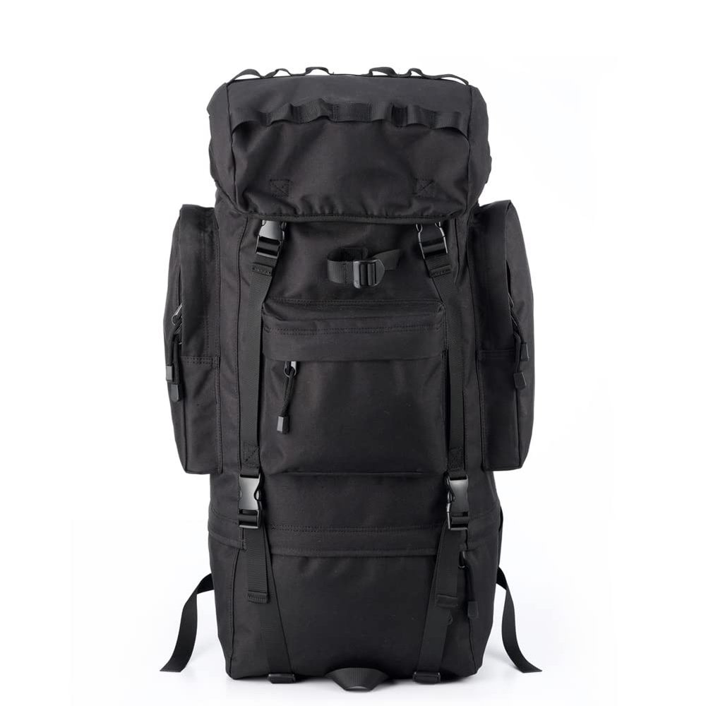 Mastiff Outdoor Black Adventure Rucksack MOLLE Hiking Camping Gear Travel Survival Functional Backpack