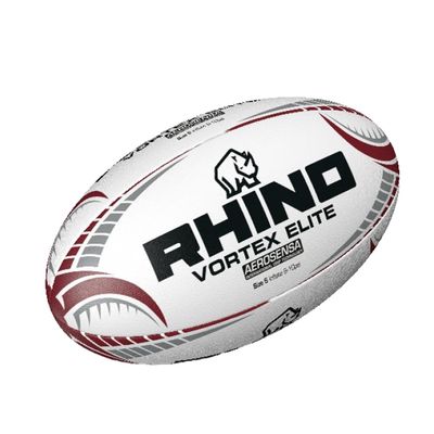 Rhino Rugby Ball Vortex Elite White 55