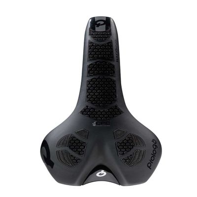 Prologo Nago Unisex Bike Saddle, Unisex, Nago, Antracite/Black Dual Cover, Taille 134