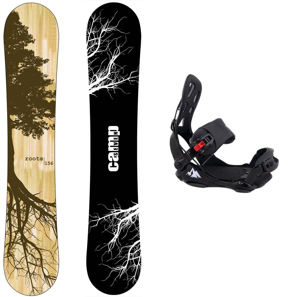 Package-Camp Seven Roots CRC Snowboard-159 cm-System LTX Binding Large