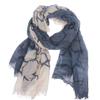 Womens Star Patent Light Weight Wide Shawl Wrap cotton Scarf Size: One Size Color: Blue view 2