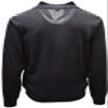 Stacy Adams Men's Sweater, Vertical Dotted Line (Medium, Black) view 3