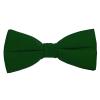Solid Hunter Green Bow Tie Men's Satin Pre-tied Formal Tuxedo Bow with Adjustable Band by K. Alexand view 1