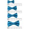 Classic Party Formal Tuxedo Suits Baby Boy Kid Men Satin Colors Bow Tie SM-XL (Small (New Born - 4 Years), Turquoise) view 3