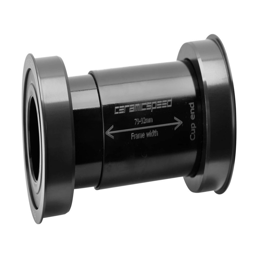 CeramicSpeed evo386 Shimano Coated, Movement, Central Unisex-Adulto, Unisex Adult, Evo386 Shimano Rivestito, Black