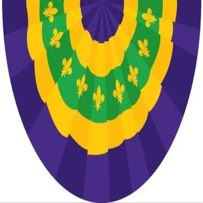 3x5 ft New Orleans Mardigras Mardi Gras Bunting 3x5 Flag yellow green purple Y