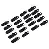 20x/40x Camping Awning Canopy Clamp Kit Heavy Duty Tarp Clips Set Car Boat Cover Emergency Tent Snap Tighten, Black (20 Pack) view 1
