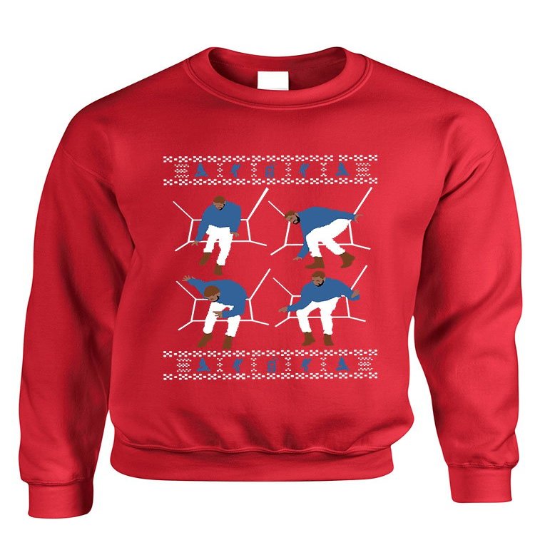 ALLNTRENDS Adult Sweatshirt 4 1-800 Hotline Bling Ugly Christmas Sweater Gift (3XL, Red)