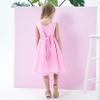JX74 Girls Dress A-line Halter Flower Multi Layer Chiffon Size 7 view 3