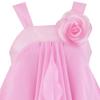 JX74 Girls Dress A-line Halter Flower Multi Layer Chiffon Size 7 view 4