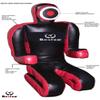 Bestzo MMA Martial Arts Brazilian Grappling Dummy Wrestling Grappling Dummy Black,Throwing Dummy for Karate,Boxing Training Synthetic Leather- 59 inches-Unfilled view 2
