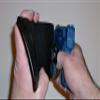Wallet Holster for Full Concealment - Beretta Nano (Black, Left Hand, CT Laserguard) view 4